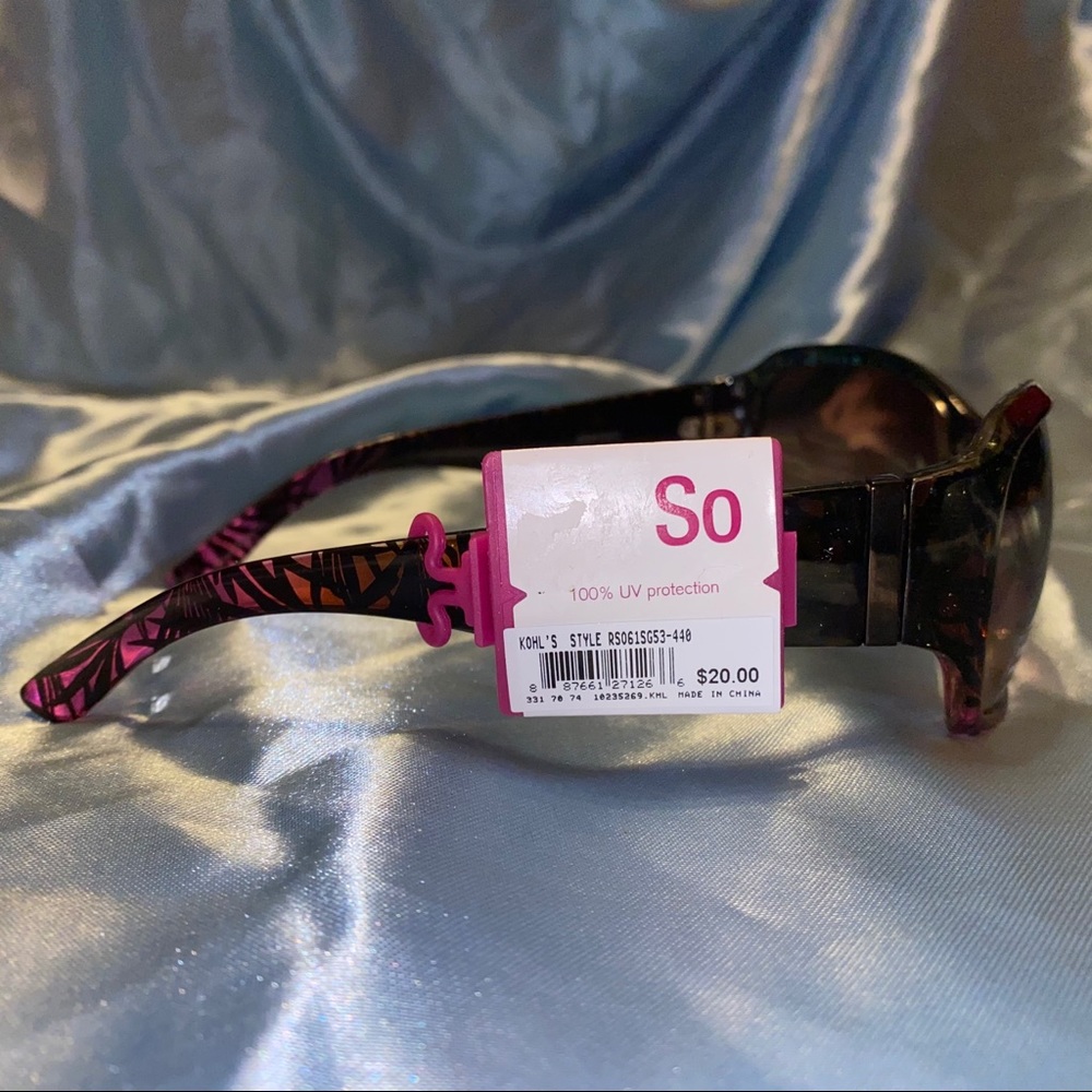 Glam Patterned Sunglasses - Picture 2 of 2